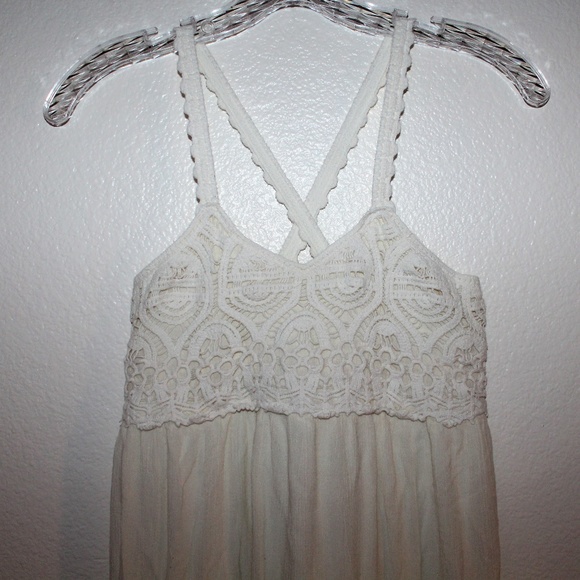 Ivory Boho Maxi Dress - Picture 2 of 8